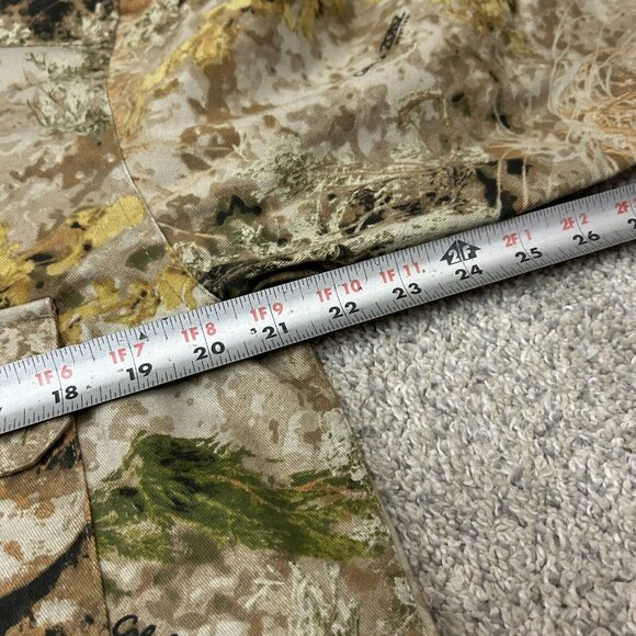Cabelas Zonz Western Men's Small Camo Woodland Button Up Hunting Shirt NWOT - Picture 9 of 9